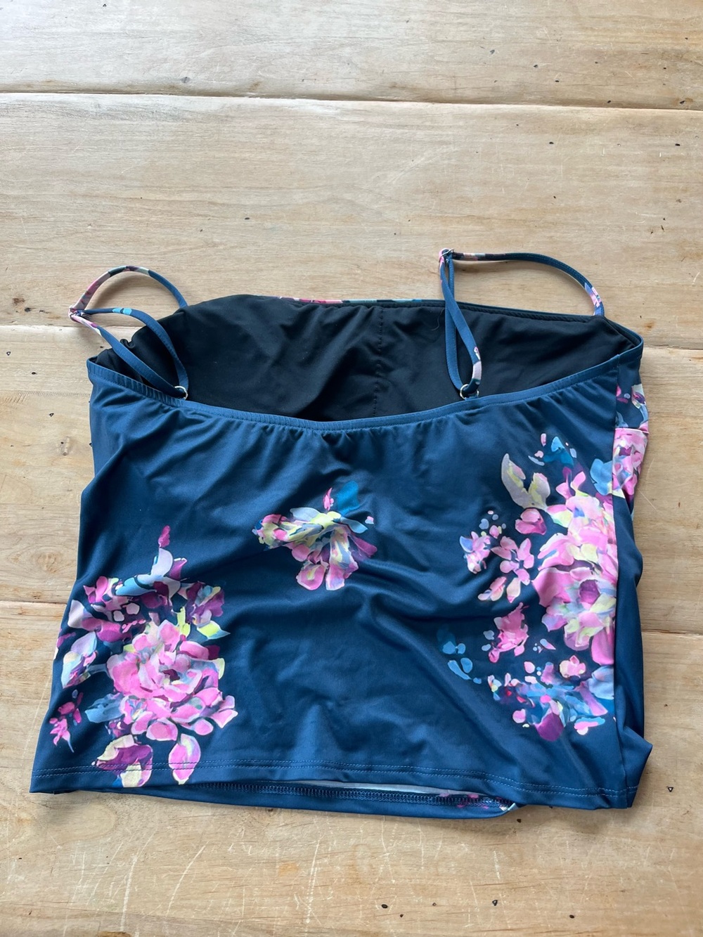Honeydew Navy Floral Tankini Set with Skirt (built in bottoms) - Picture 3 of 5